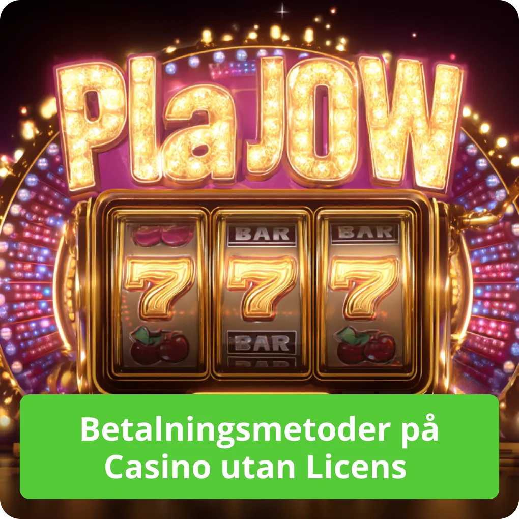 Betalningsmetoder på Casino utan Licens 